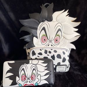 NWOT Disney Loungefly retired mini back pack and wallet!